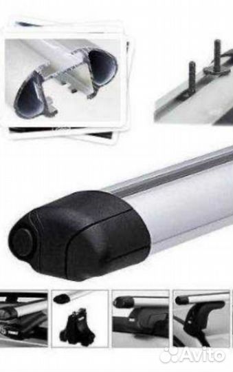 Thule 757 с дугами aerobar 120см