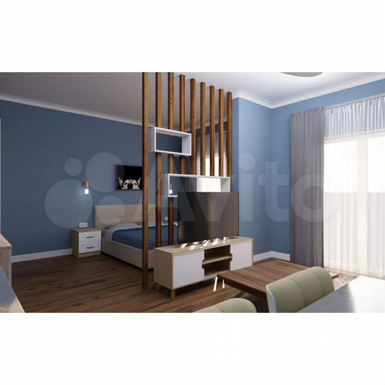 Квартира-студия, 41,3 м², 2/5 эт.