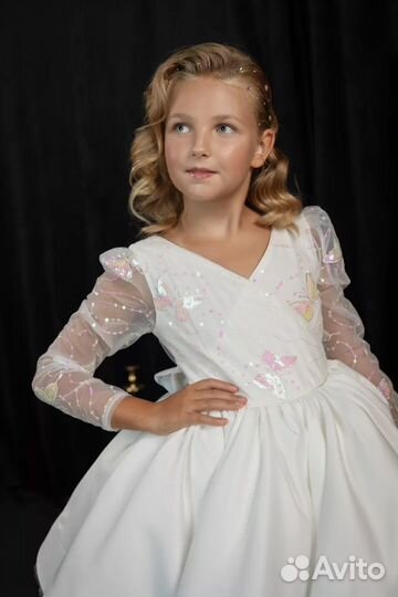 Платье для девочки 128-134