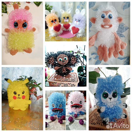 Мочалка ручной работы