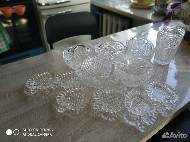 Набор из хрусталя