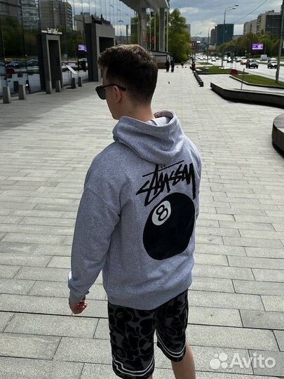 Худи Stussy 8 ball толстовка Стуси шар кофта