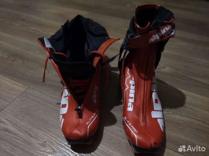 Лыжные ботинки alpina коньковые