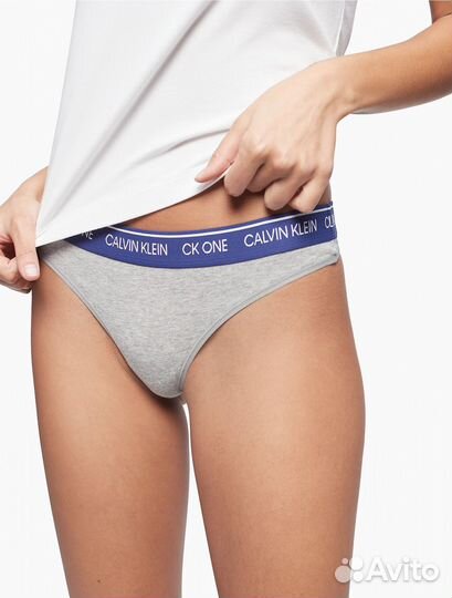 Женские трусы Calvin Klein Ck One 7-pack Thong Gre