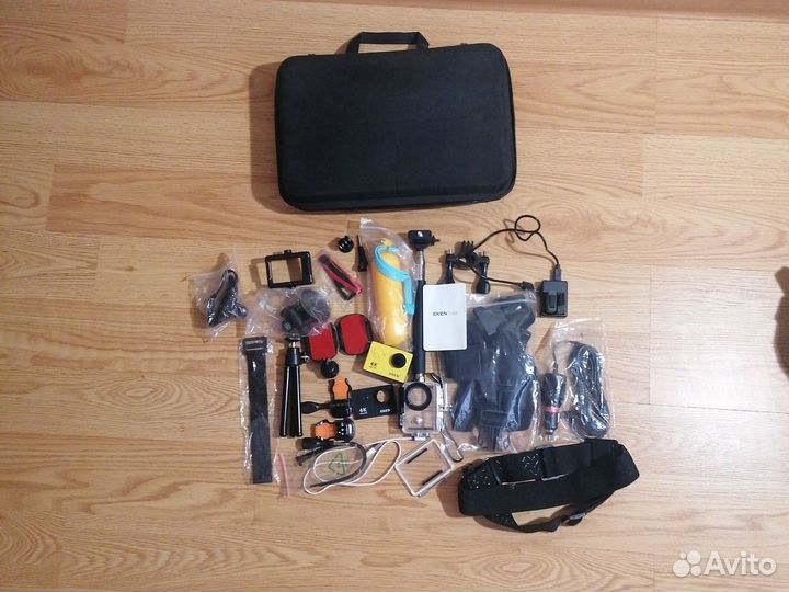 Экшен камера. Чемодан. Набор для экшен камеры