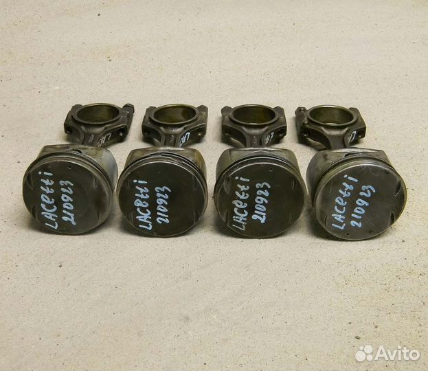 Шатун с поршнем F14D3 Chevrolet lacetti