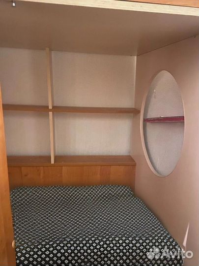 Детская кровать чердак со шкафом