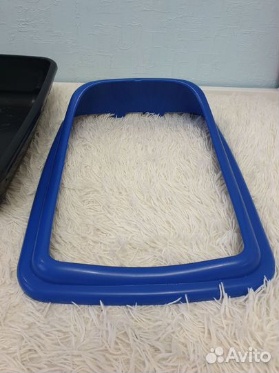 Туалет лоток для кошек с высоким бортом
