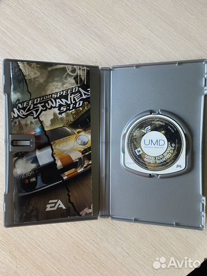 Диск Need for speed:most wanted на Sony PSP