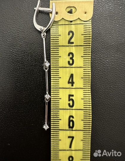 Серьги золотые с бриллиантами эпл (EPL)