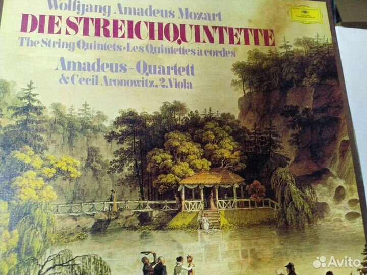 Моцарт струнные квинтеты винил 1975