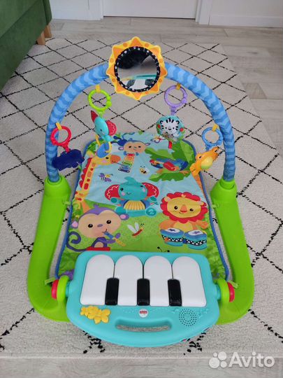 Детский коврик развивающий Пианино Fisher Price