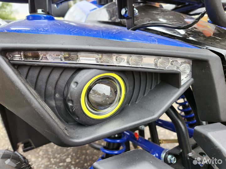 Квадроцикл Hunter 125 Lux (синий)