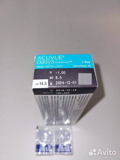 Линзы контактные acuvue oasys 1 day