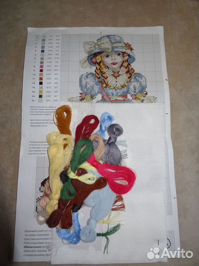 Вышивка крестом набор риолис