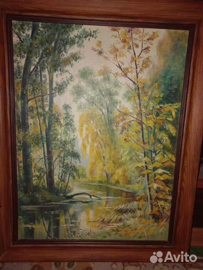 Картина маслом на холсте пейзаж