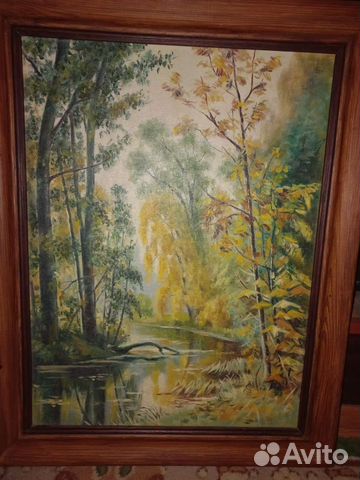 Картина маслом на холсте пейзаж