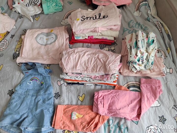 Вещи пакетом для девочки 86 92 zara hm