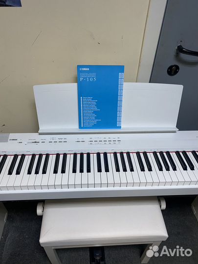 Цифровое пианино yamaha p105 +банкетка чехол