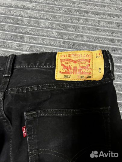 Джинсы levis 501 оригинал made in mexico