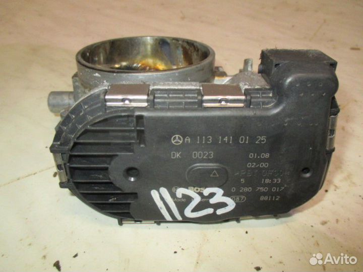 Заслонка дроссельная электрическая Mercedes-Benz M