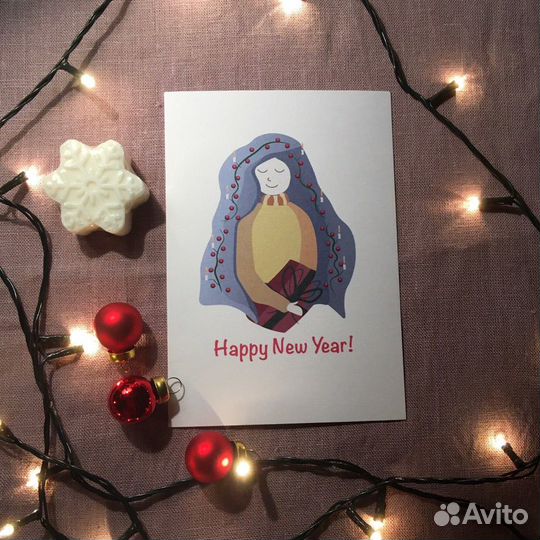 Открытка «Новый Год». Артикул 03