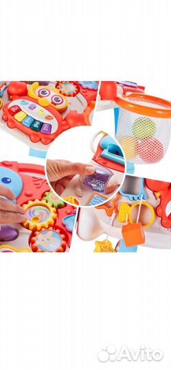 Ходунки каталка, столик, бизиборд, с музыкой