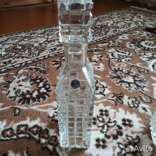 Штофы и графины СССР хрусталь