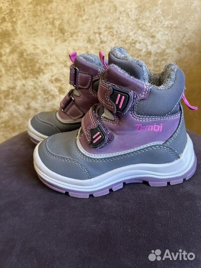 Ботинки демисезонные для девочки 24 размер