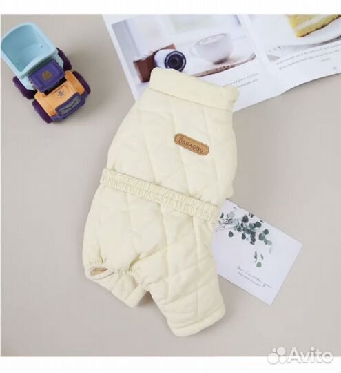 Утеплёный комбинезон для собак