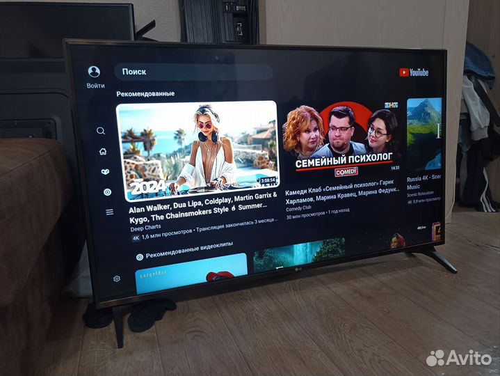 Телевизор LG 49 дюймов 125 см SMART TV Wi-Fi