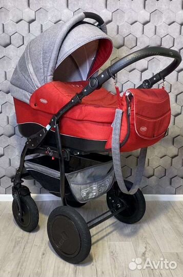 Коляска 3 в 1 Verdi Zipy (Гранат)