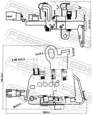 Катушка зажигания 12640012 Febest