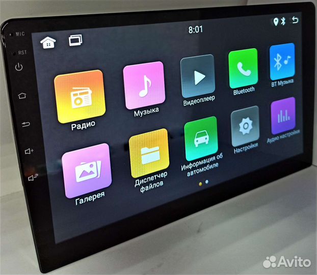 Магнитола на андроиде Toyota wish Android