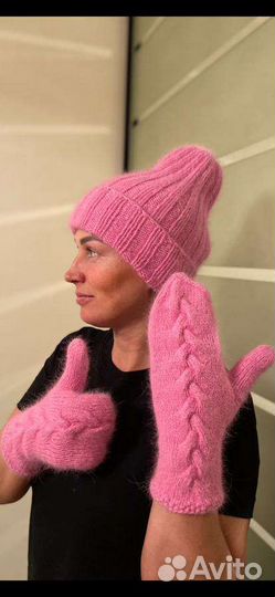 Комплект из пуха норки