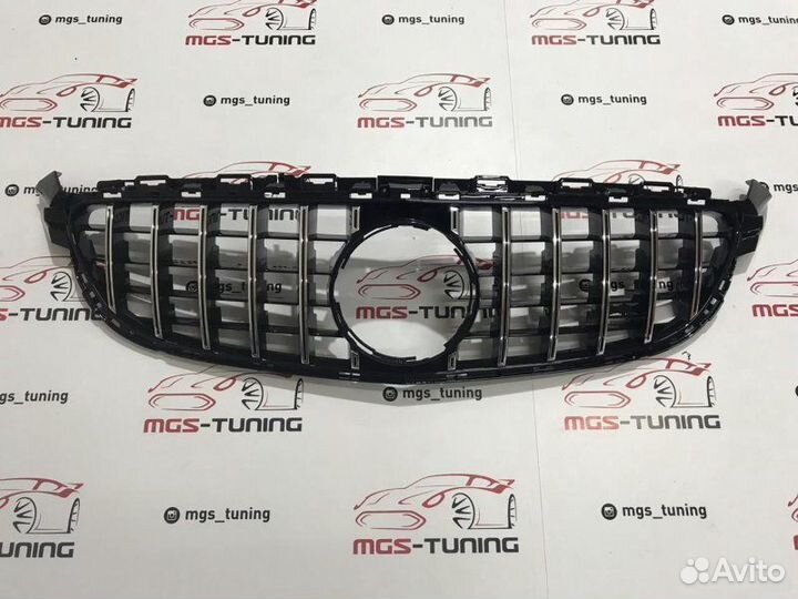 Решетка Mercedes C63AMG W205 GT style Chrome