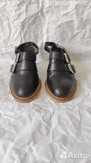 Кожаные сабо ASOS