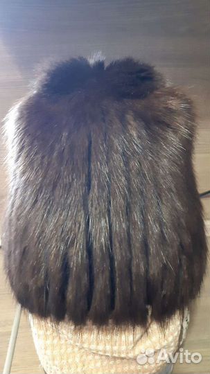 Шапка женская из щипаной нутрии новая