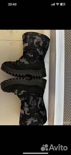 Ботинки дутики котофей