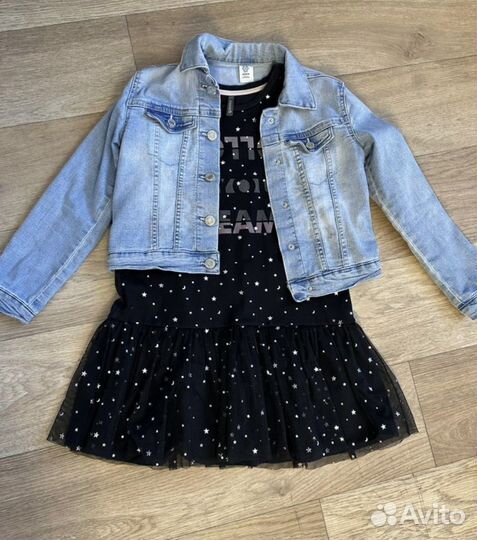 Джинсовая куртка zara для девочки