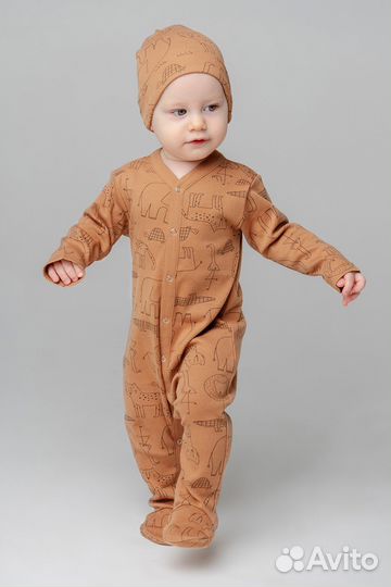 Комбинезон детский Crockid К 6259 звери на п (86)