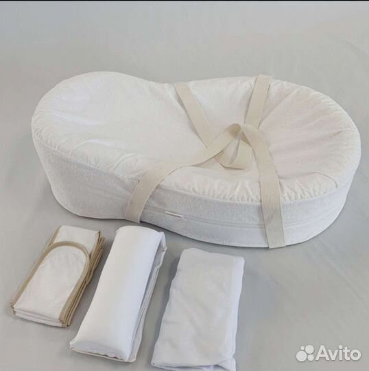 Кокон для новорождённых с ручками для переноски 0+