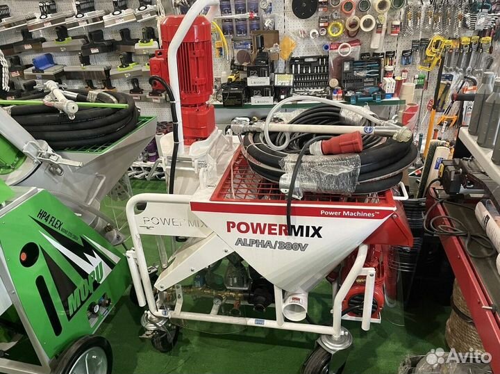 Штукатурная станция PowerMix 380 alfa