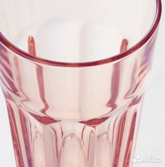 IKEA Pokal Покал стакан 350 мл розовый