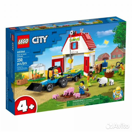 Конструктор lego city Ферма и амбар с живо