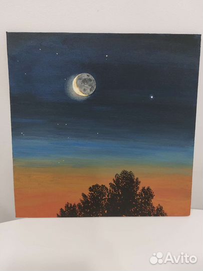 Картина акрил на холсте