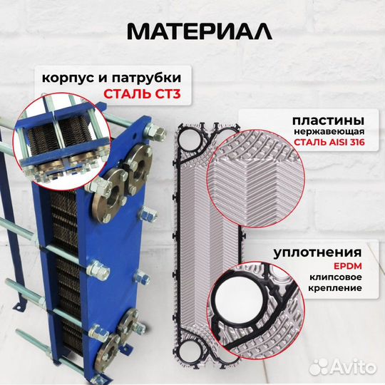 Теплообменник SN14-20 для отопления 160кВт