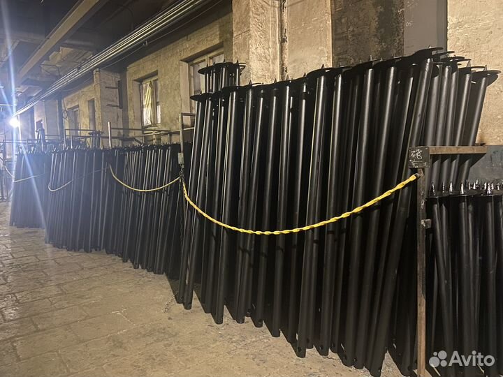 Винтовые сваи, наконечники, удлинители эталон сваи