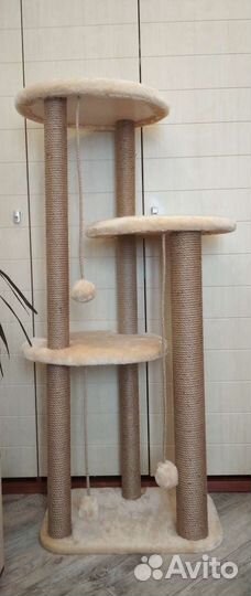 Когтеточка домик для кошки новый