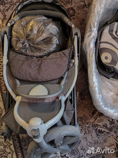 Коляска саm.3 в 1 Италия цвет серый